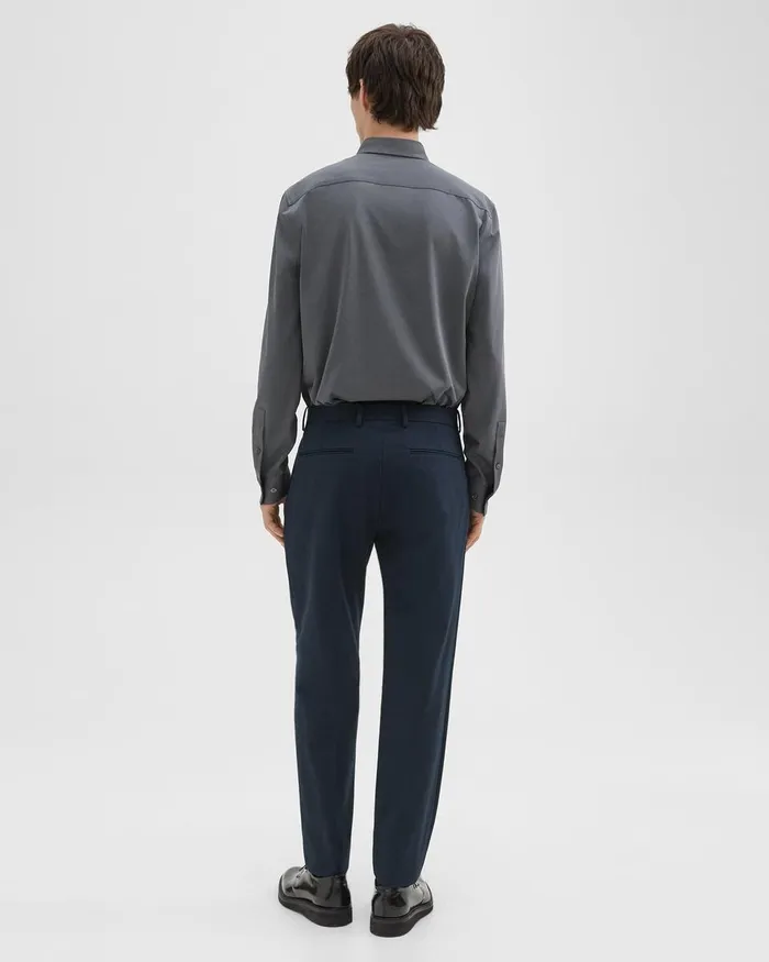 Men Pants Theory Zaine Pant In Stretch Cotton Baltic