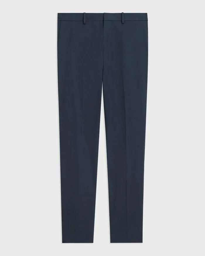 Men Pants Theory Zaine Pant In Stretch Cotton Baltic