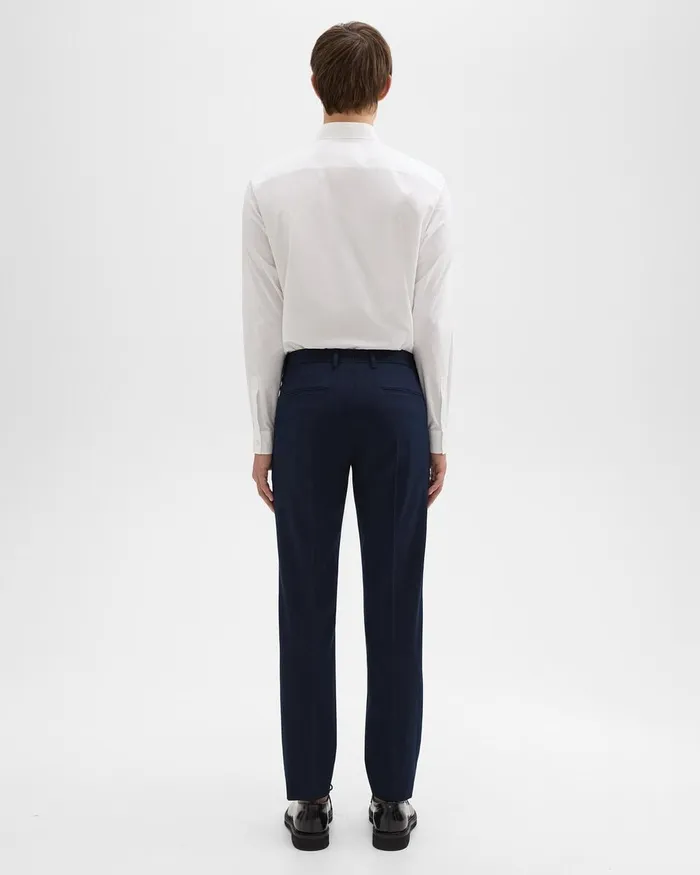 Men Pants Theory Zaine Tab Pant In Textured Gabardine Baltic