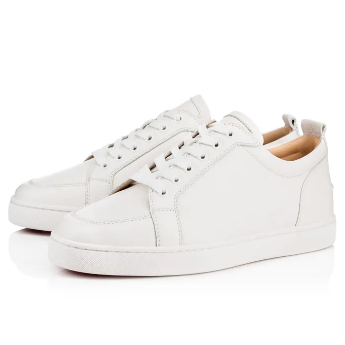Men Rantulow Sneakers 8211 Grained Calf Leather 8211 Latte Christian Louboutin Sneakers
