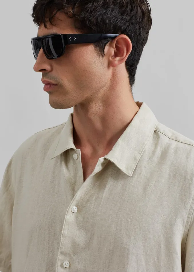 Men Samse Samse Saavan Jx Shirt 8211 Castle Wall The Frankie Shop Tops