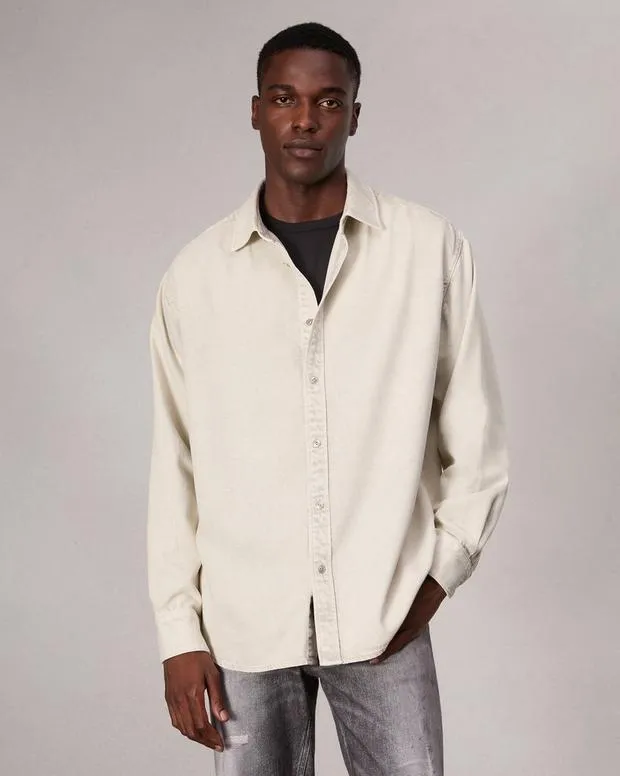 Men Shirts Rag and Bone Matthew Denim Shirt Cloudcover