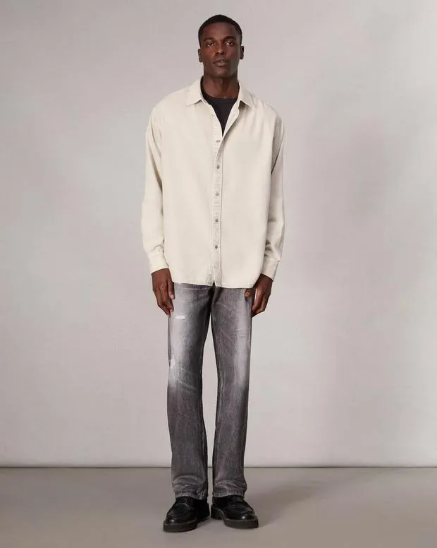 Men Shirts Rag and Bone Matthew Denim Shirt Cloudcover