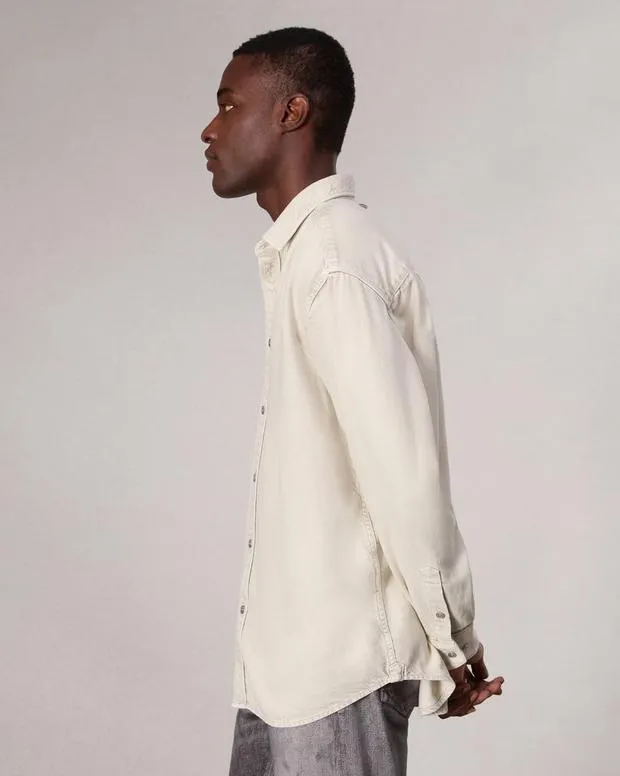 Men Shirts Rag and Bone Matthew Denim Shirt Cloudcover