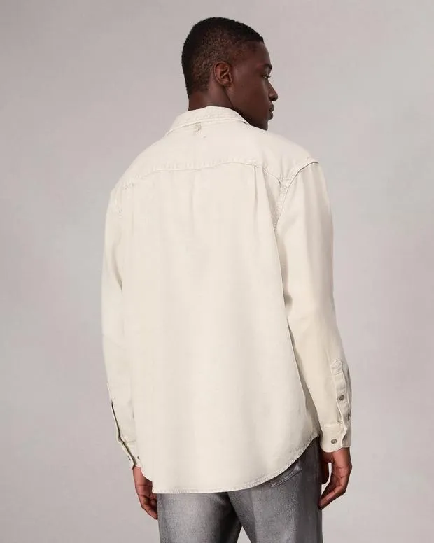 Men Shirts Rag and Bone Matthew Denim Shirt Cloudcover