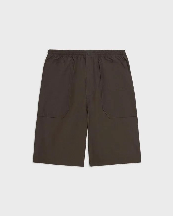 Men Shorts Theory CottonBlend PullOn Short Deep Tundra
