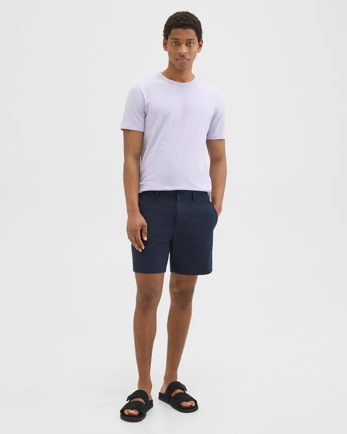 Men Shorts Theory Zaine Short In Stretch CottonBlend Baltic