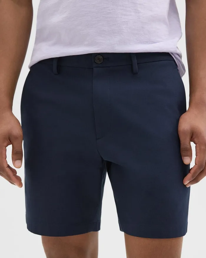 Men Shorts Theory Zaine Short In Stretch CottonBlend Baltic