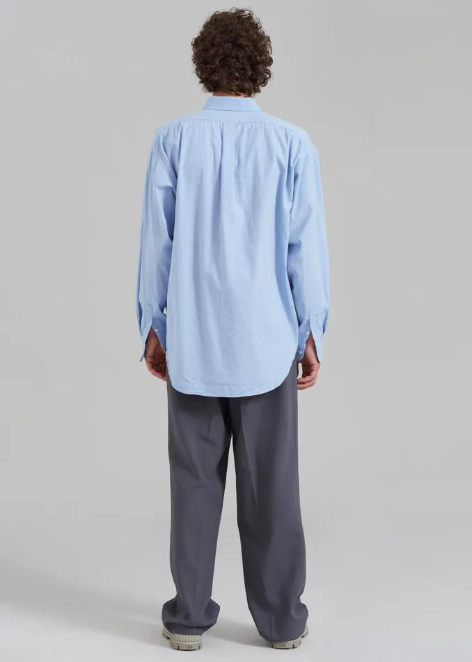Men Sinclair Shirt 8211 Sky Blue The Frankie Shop Tops