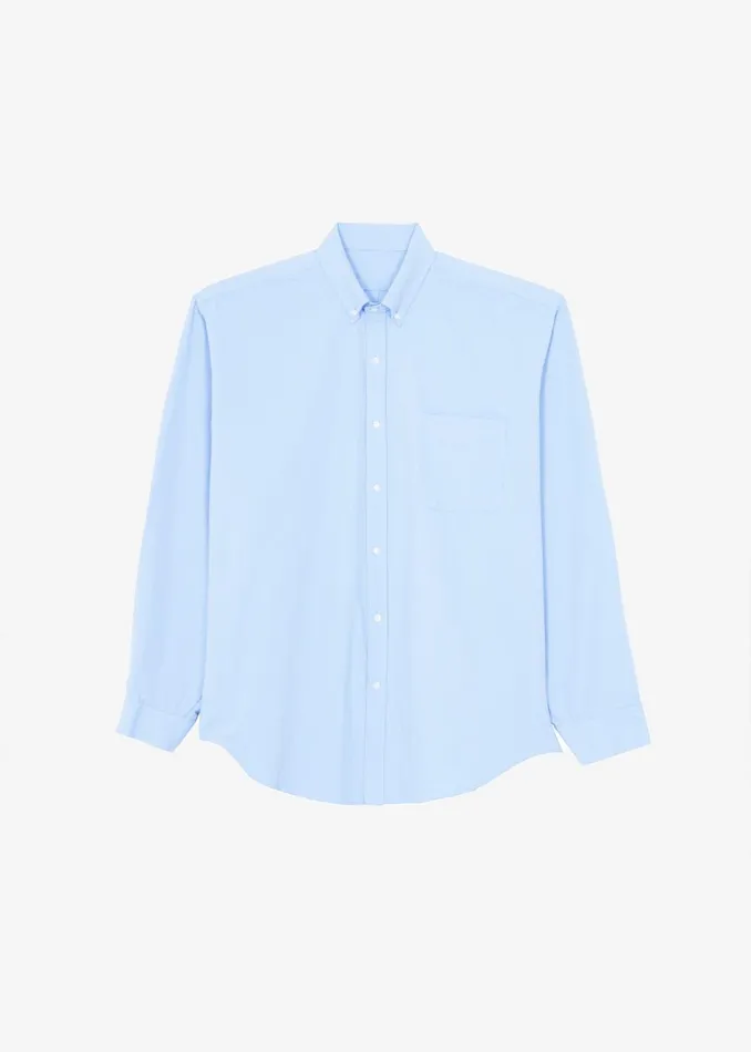 Men Sinclair Shirt 8211 Sky Blue The Frankie Shop Tops