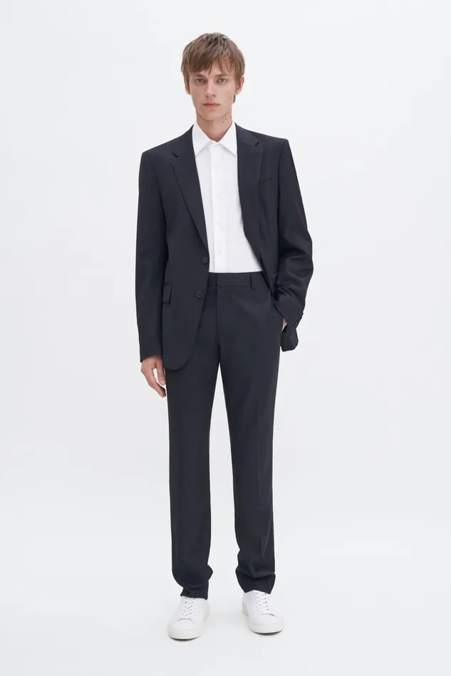 Men Slim Cotton Stretch Shirt White Filippa K Shirts