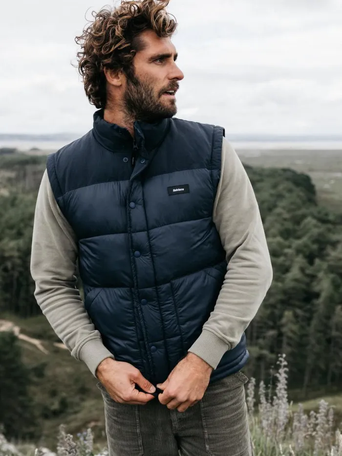 Men Stratos Modular Jacket Navy Finisterre Jackets Coats and Gilets