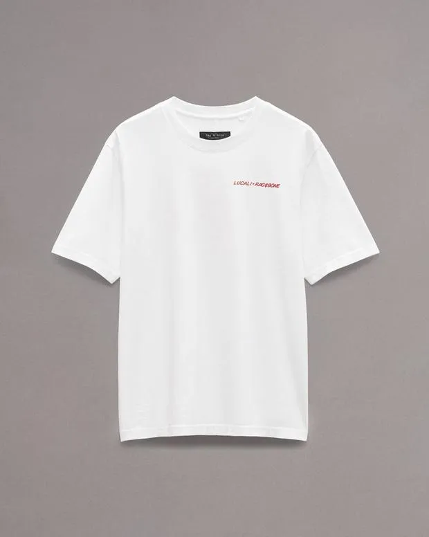 Men TShirts and Henleys Rag and Bone Lucali Rb Tee White