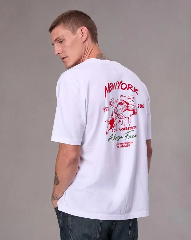 Men TShirts and Henleys Rag and Bone Lucali Rb Tee White
