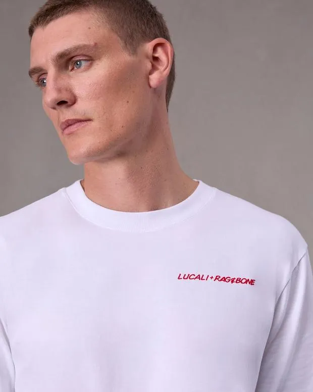 Men TShirts and Henleys Rag and Bone Lucali Rb Tee White