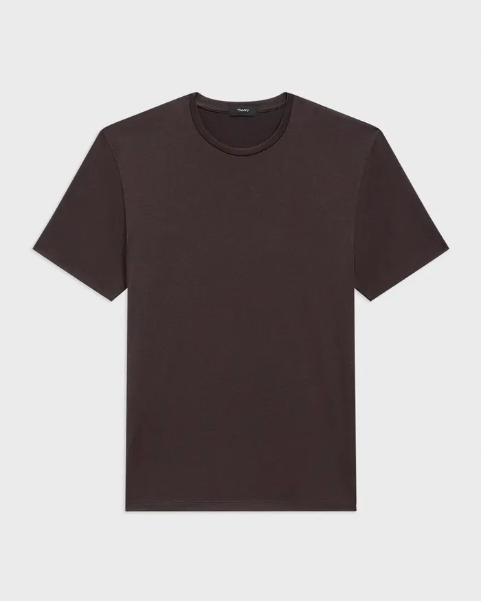 Men TShirts Polos Theory Dorian Tee In Active Knit Hickory