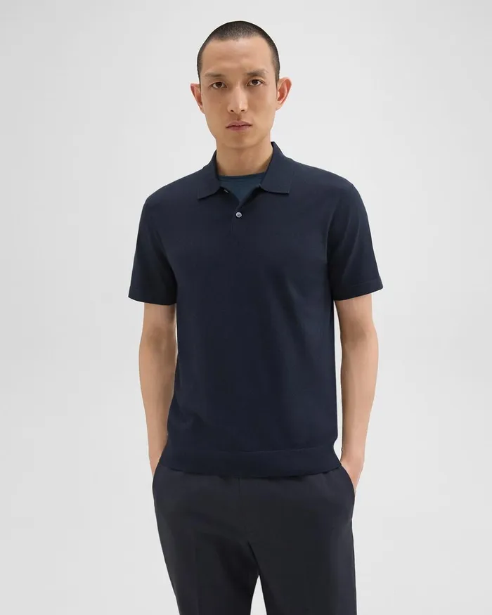 Men TShirts Polos Theory Goris Polo Shirt In Light Bilen Baltic