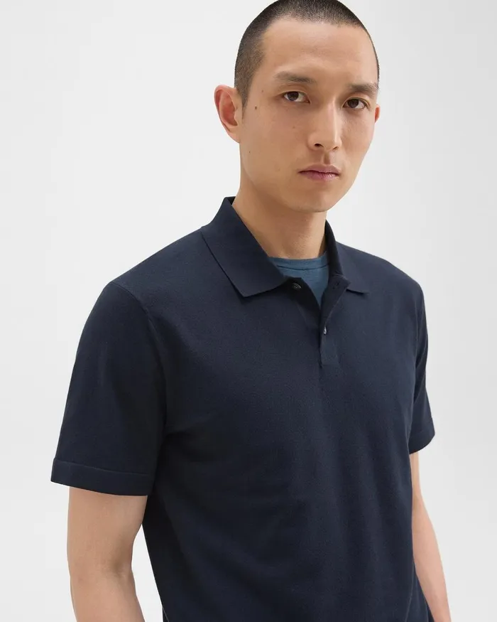 Men TShirts Polos Theory Goris Polo Shirt In Light Bilen Baltic
