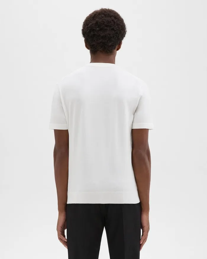 Men TShirts Polos Theory Sarior Tee In Light Bilen White