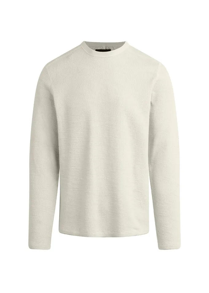 Men Tops Tees Joe8217s Jeans TATE LONG SLEEVE CREWNECK Natural