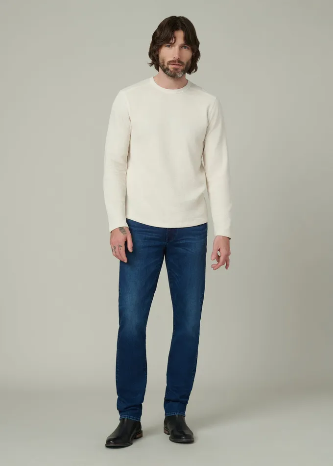 Men Tops Tees Joe8217s Jeans TATE LONG SLEEVE CREWNECK Natural