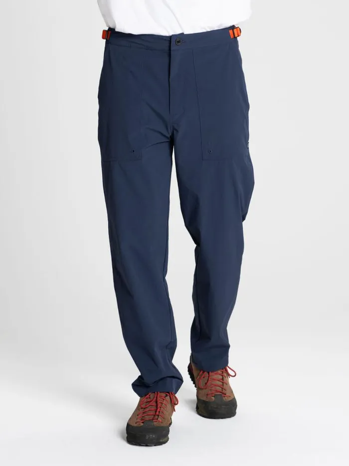 Men Walker Trouser Navy Finisterre Trousers and Jeans
