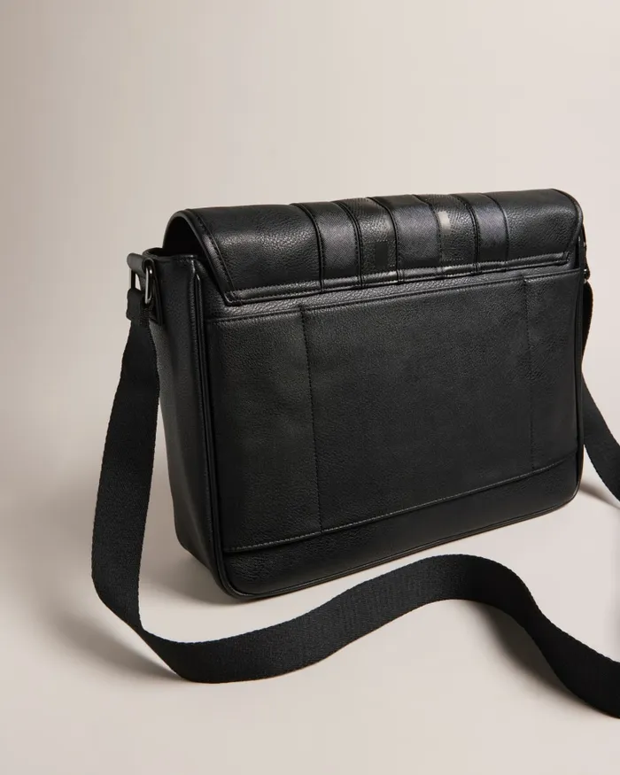 Men WAYVON 8211 House Check PU Messenger Bag Black Ted Baker Cross Body Bags