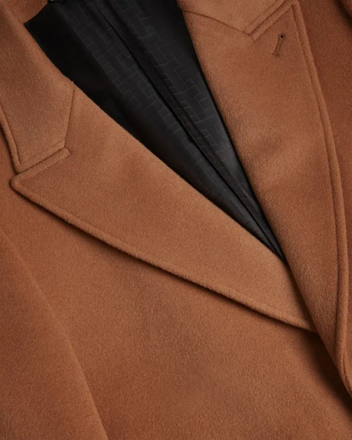 Men WILDING 8211 Wool Blend Overcoat Tan Ted Baker Coats and Jackets Men WILDING 8211 Wool Blend Overcoat Tan Ted Baker Coats and Jackets