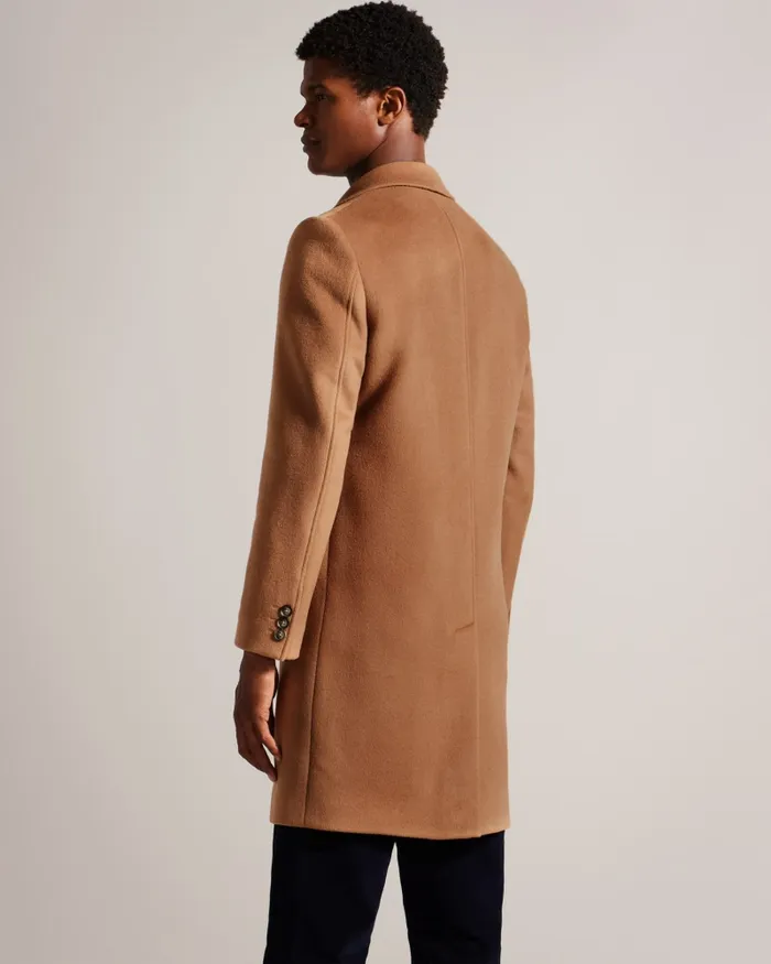 Men WILDING 8211 Wool Blend Overcoat Tan Ted Baker Coats and Jackets Men WILDING 8211 Wool Blend Overcoat Tan Ted Baker Coats and Jackets