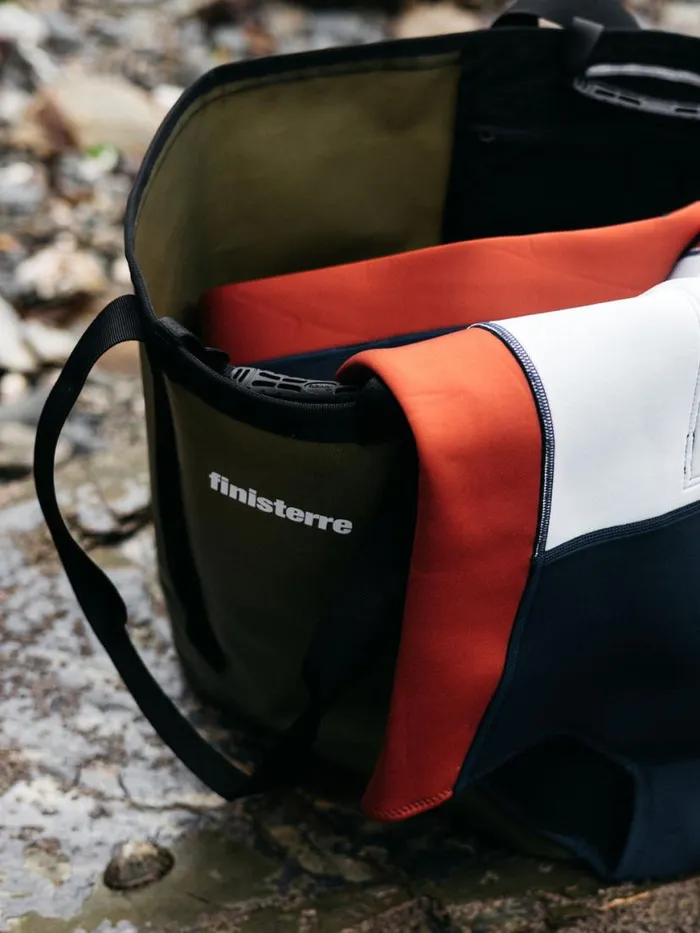 MenWomen Drift 35L Waterproof Tote Bag Olive Finisterre Bags