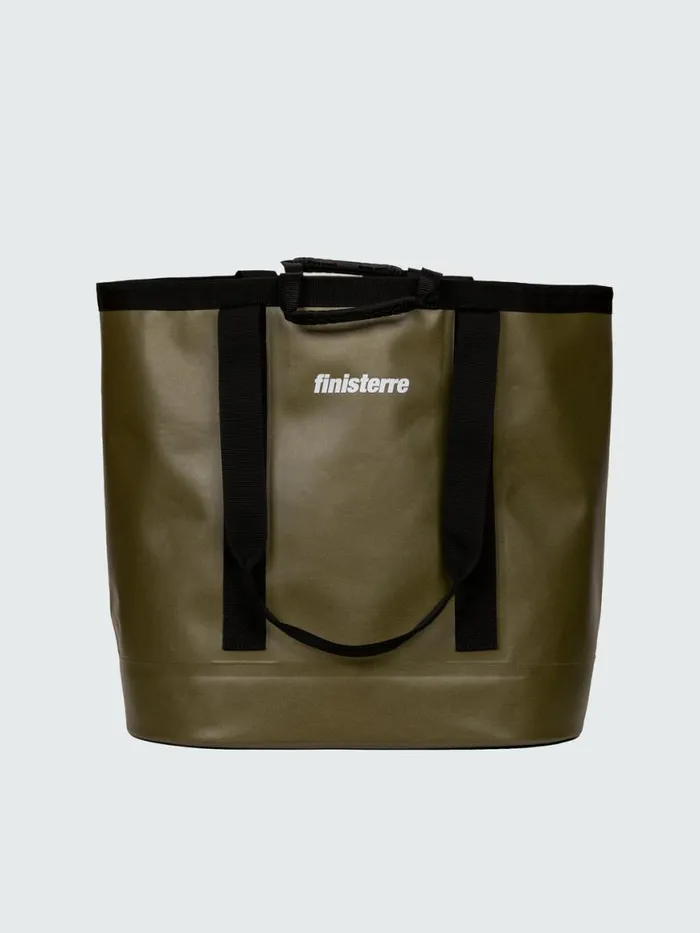MenWomen Drift 35L Waterproof Tote Bag Olive Finisterre Bags