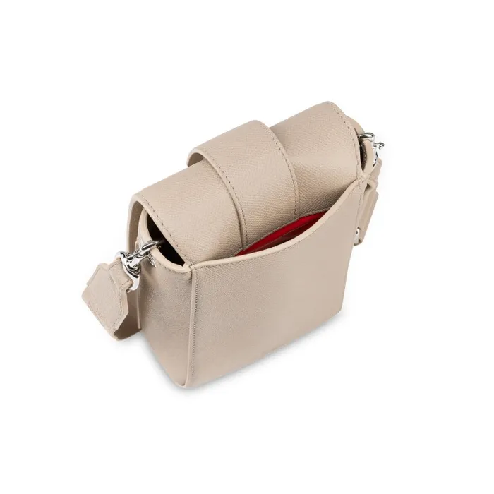 MenWomen Groovy Crossbody Bag 8211 Alpin Calf Leather 8211 Saharienne Christian Louboutin Crossbody Bags