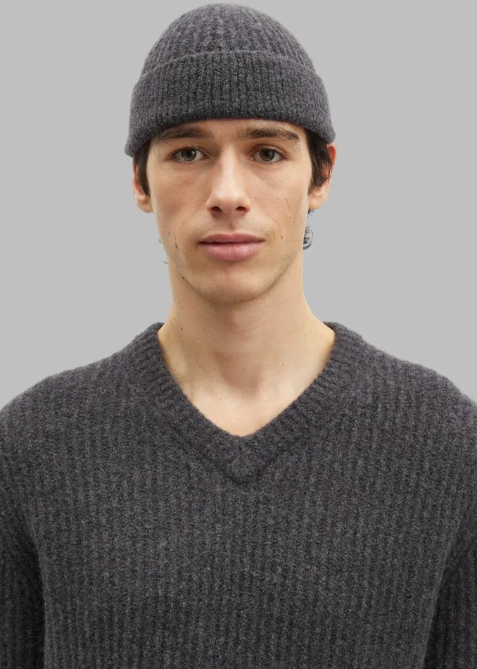 MenWomen Samse Samse Sakoji VNeck 8211 Volcanic Ash The Frankie Shop Knitwear