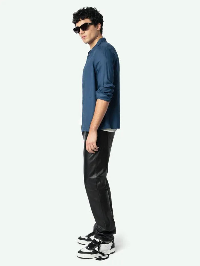 Men Zadig and Voltaire Shirts Sunay Shirt Nocturne Men Zadig and Voltaire Shirts Sunay Shirt Nocturne