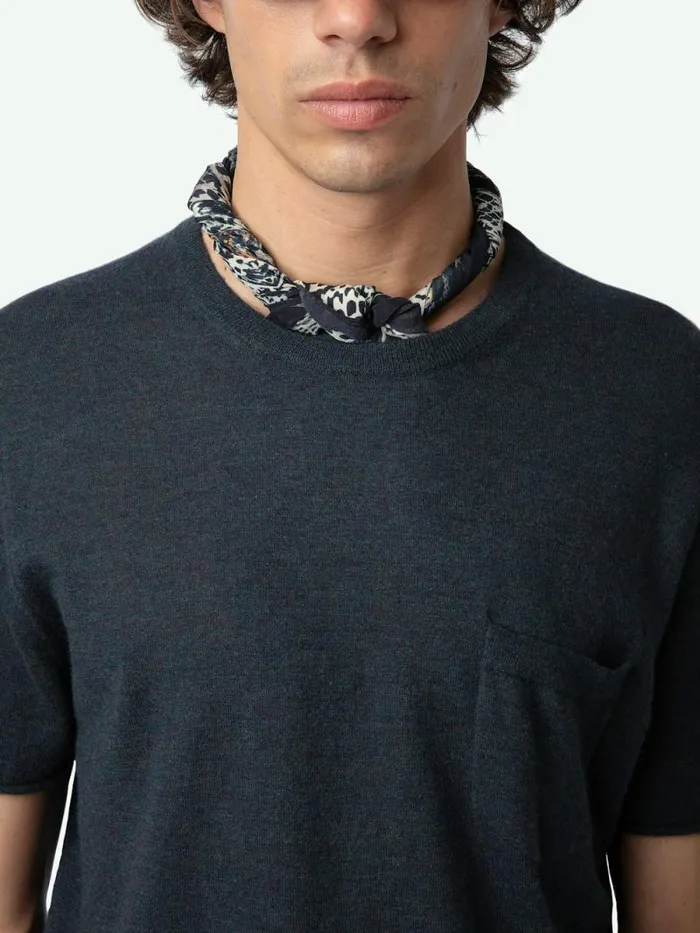 Men Zadig and Voltaire Sweaters and Cardigans Jimmy Cashmere Sweater Nightmare Men Zadig and Voltaire Sweaters and Cardigans Jimmy Cashmere Sweater Nightmare