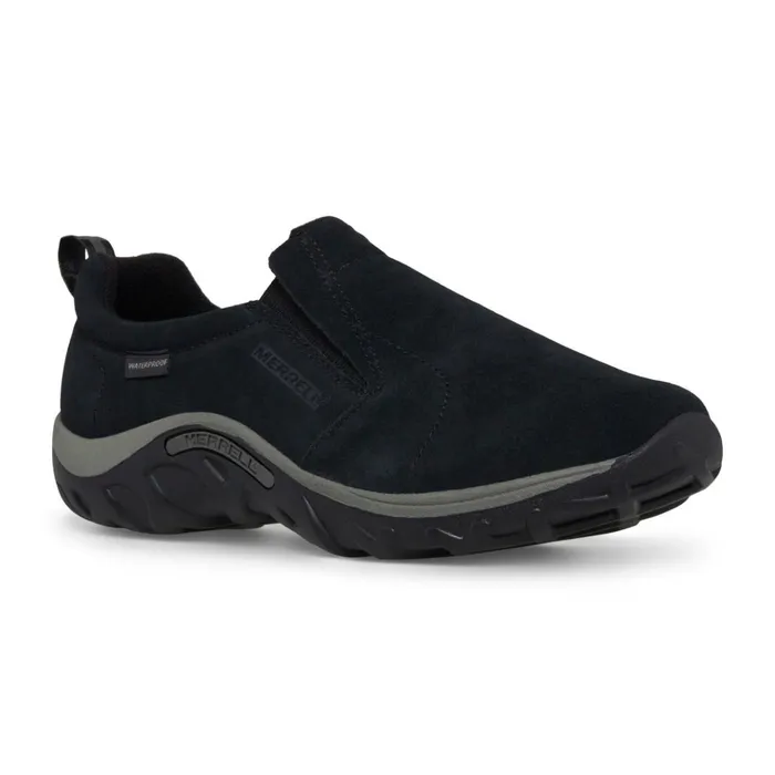Merrell Big Jungle Moc Frosty Waterproof Black Kids Wide Widths