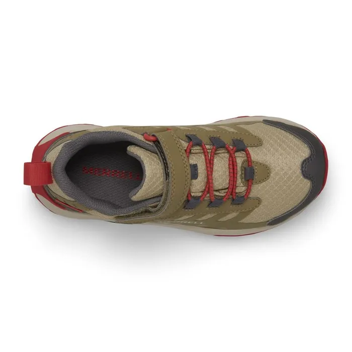 Merrell Big Moab Speed 2 Low AC Waterproof Coyote Kids Sneakers