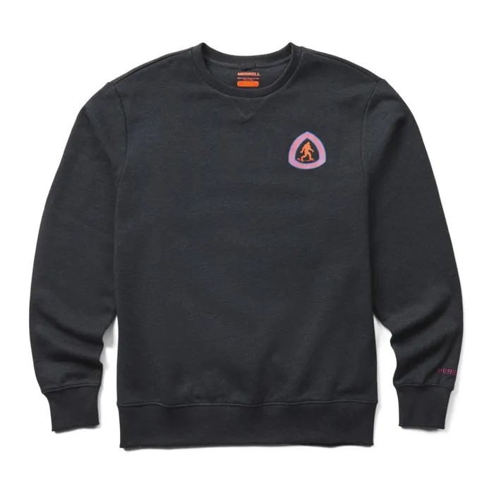 Merrell Bigfoot Fleece Crewneck Black Heather Men Tops