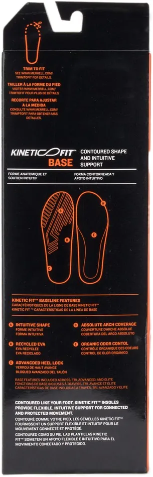 Merrell Kinetic Fit Base Footbed Wide Width Mesh Women Shoe Care