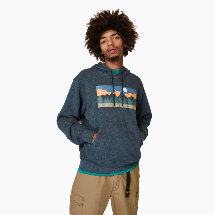 Merrell Rec Mountain Hoody Navy Men Tops