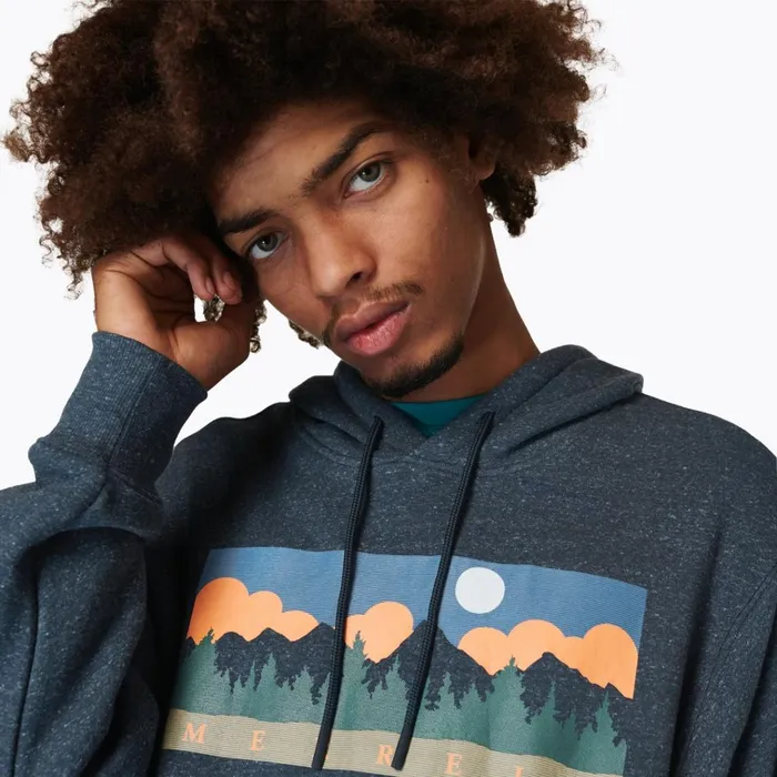 Merrell Rec Mountain Hoody Navy Men Tops