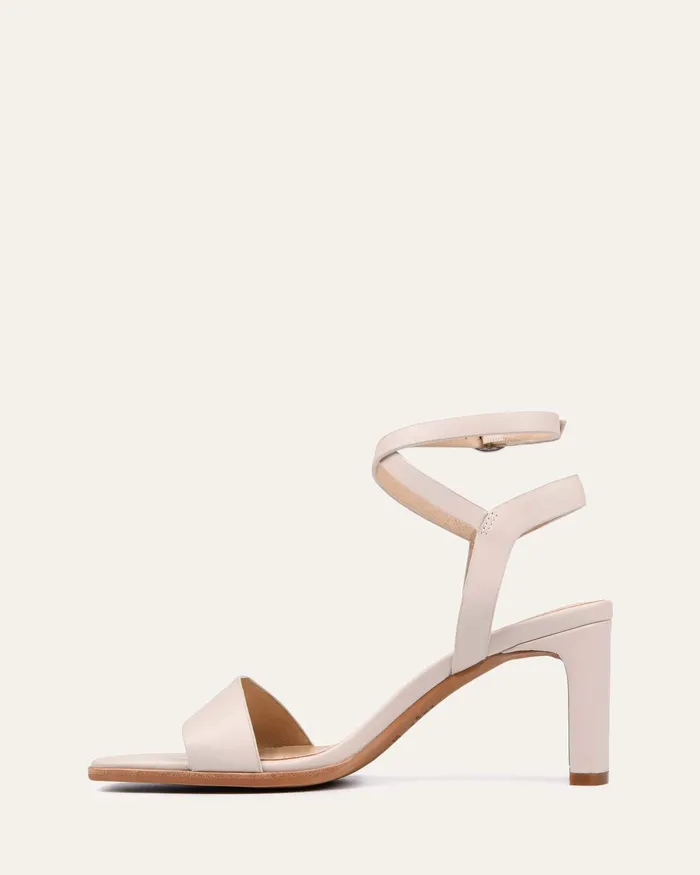 MID SANDALS Natsu mid heel sandals bone leather jomercer Women