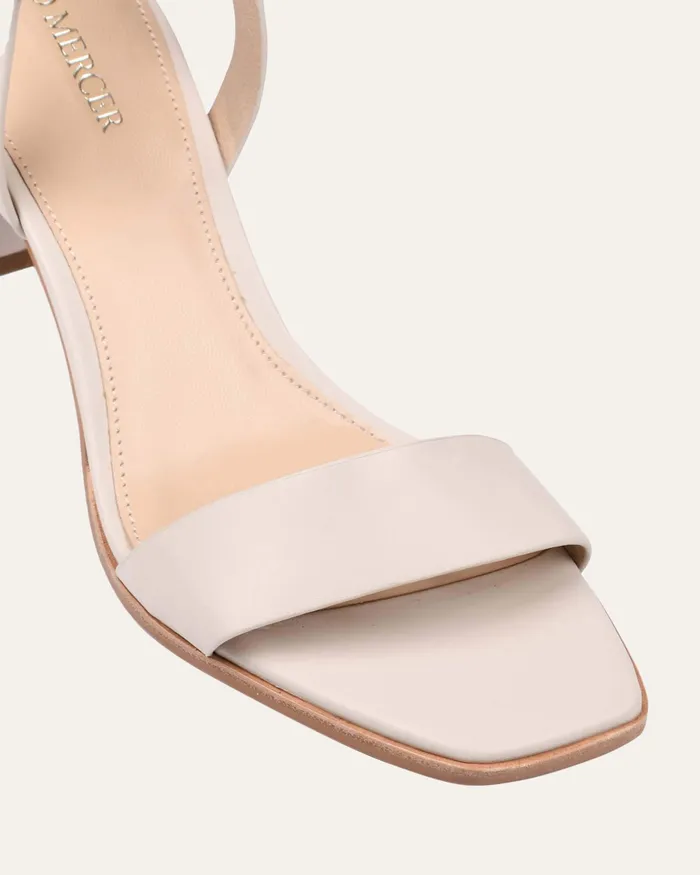 MID SANDALS Natsu mid heel sandals bone leather jomercer Women