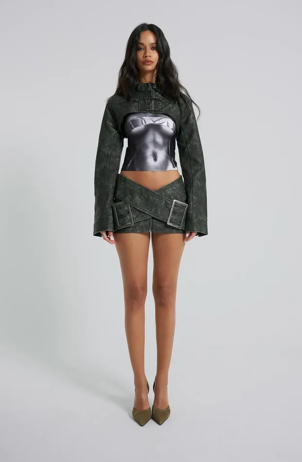 Mini Skirts Women Jaded London Assassin Micro Mini Skirt