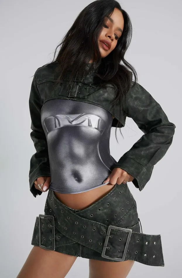 Mini Skirts Women Jaded London Assassin Micro Mini Skirt