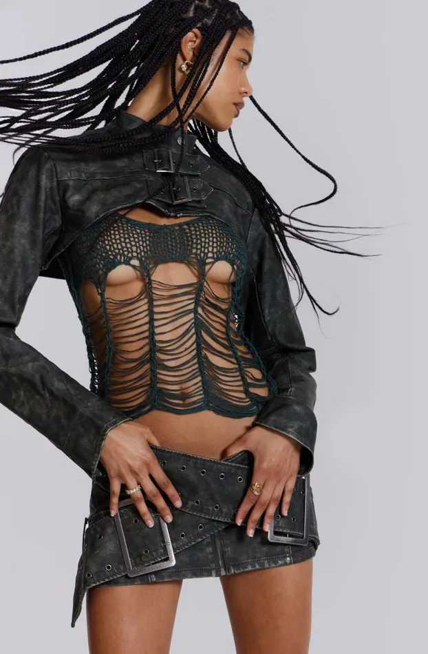 Mini Skirts Women Jaded London Assassin Micro Mini Skirt