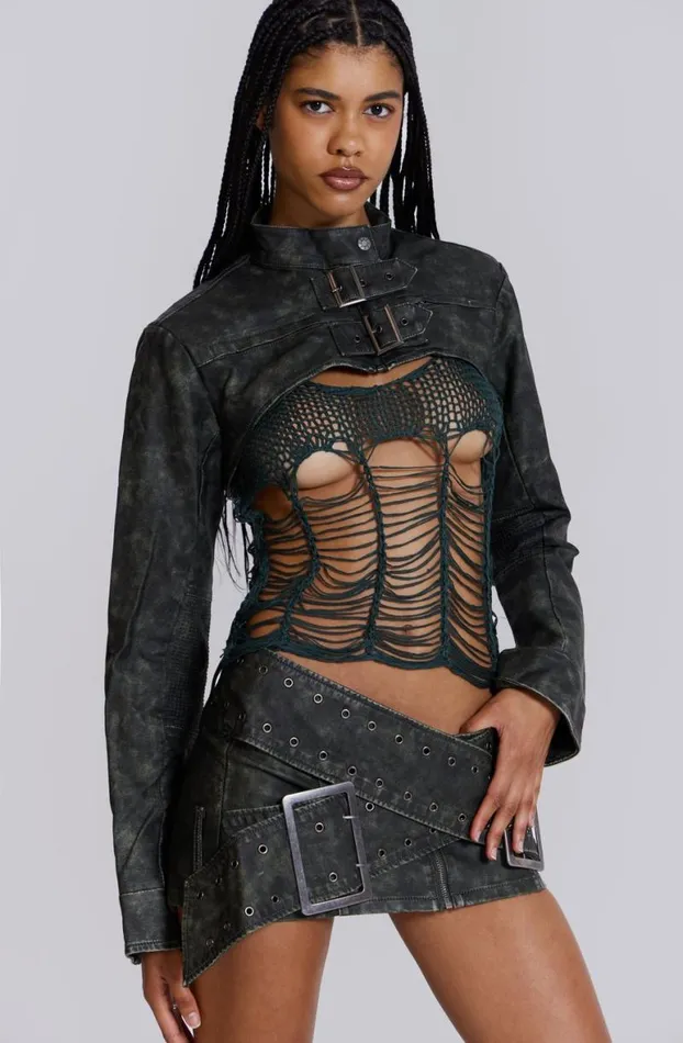 Mini Skirts Women Jaded London Assassin Micro Mini Skirt