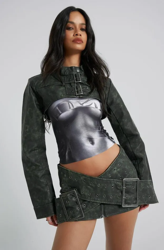 Mini Skirts Women Jaded London Assassin Micro Mini Skirt