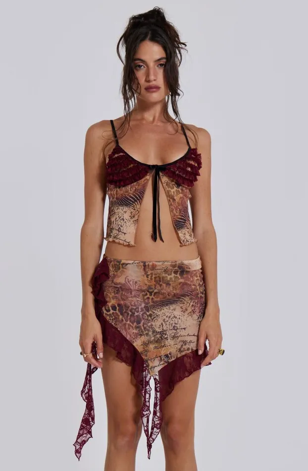 Mini Skirts Women Jaded London Celestia Lace Mini Skirt