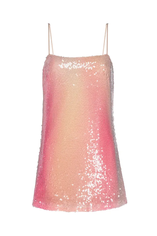 Misa Los Angeles Aline Dress Sequin Ombre Women Dresses